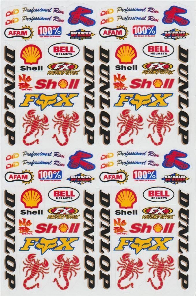 Modelbouw sponser stickervel [Shell, Dunlop, Bell] #10, Verzamelen, Stickers, Verzenden, Nieuw