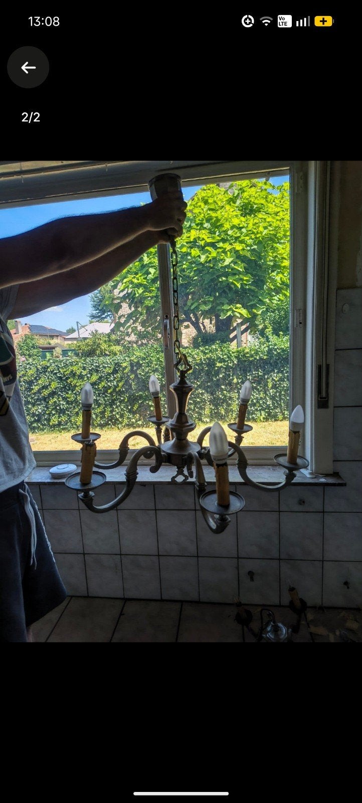 Jaren 60-70 hanglusters, Ophalen