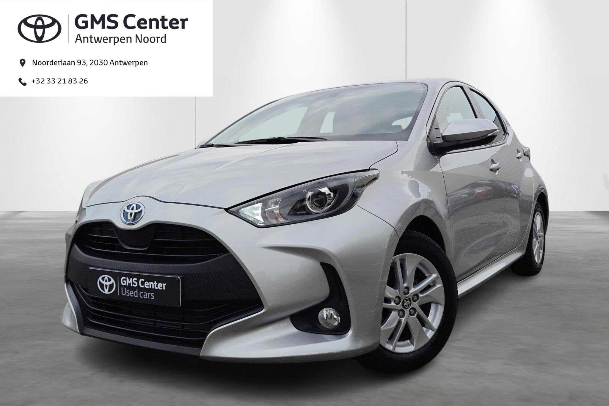 Toyota Yaris 1.5 VVT-i Hybrid Dynamic e-CVT + Verwarmde zete, Automatische klimaatregeling, Gebruikt, Zwart, 116 pk