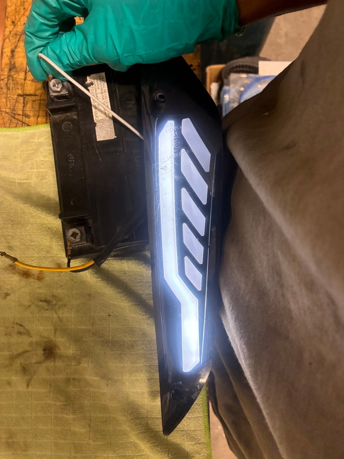 Alpha led rechts piaggio zip, Fietsen en Brommers, Ophalen of Verzenden