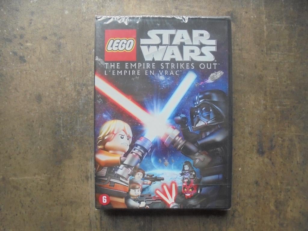 Lego DVD Star Wars The Empire Strikes Out (zie foto's), À partir de 6 ans, Enlèvement ou Envoi, Dessin animé, Autres genres