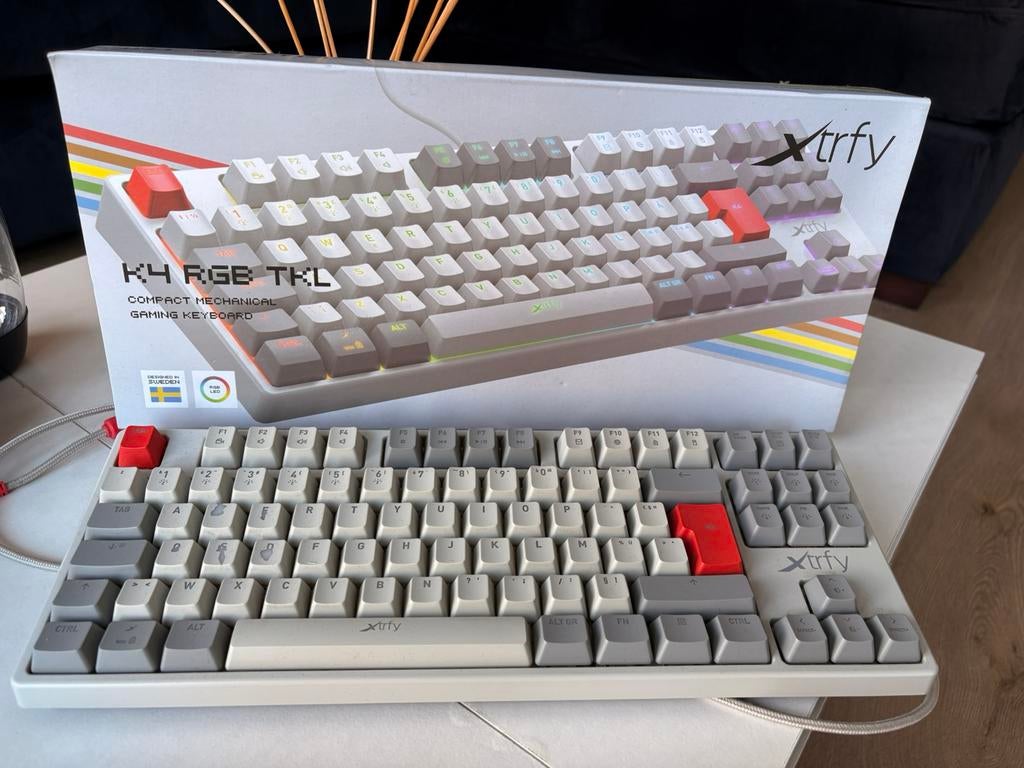 Clavier Gaming Xtrfy K4 RGB TKL, Enlèvement, Comme neuf