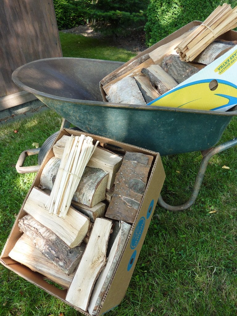 Hout voor vuurkorf of kachel, Moins de 3 m³, Enlèvement, Autres essences de bois, Bûches