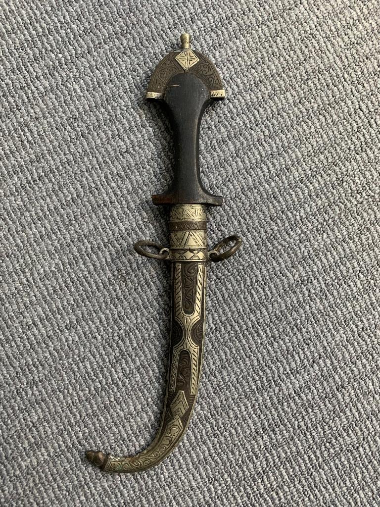 Authentieke Oosterse dolk, Verzamelen, Verzenden, Overige soorten, Mes of Dolk