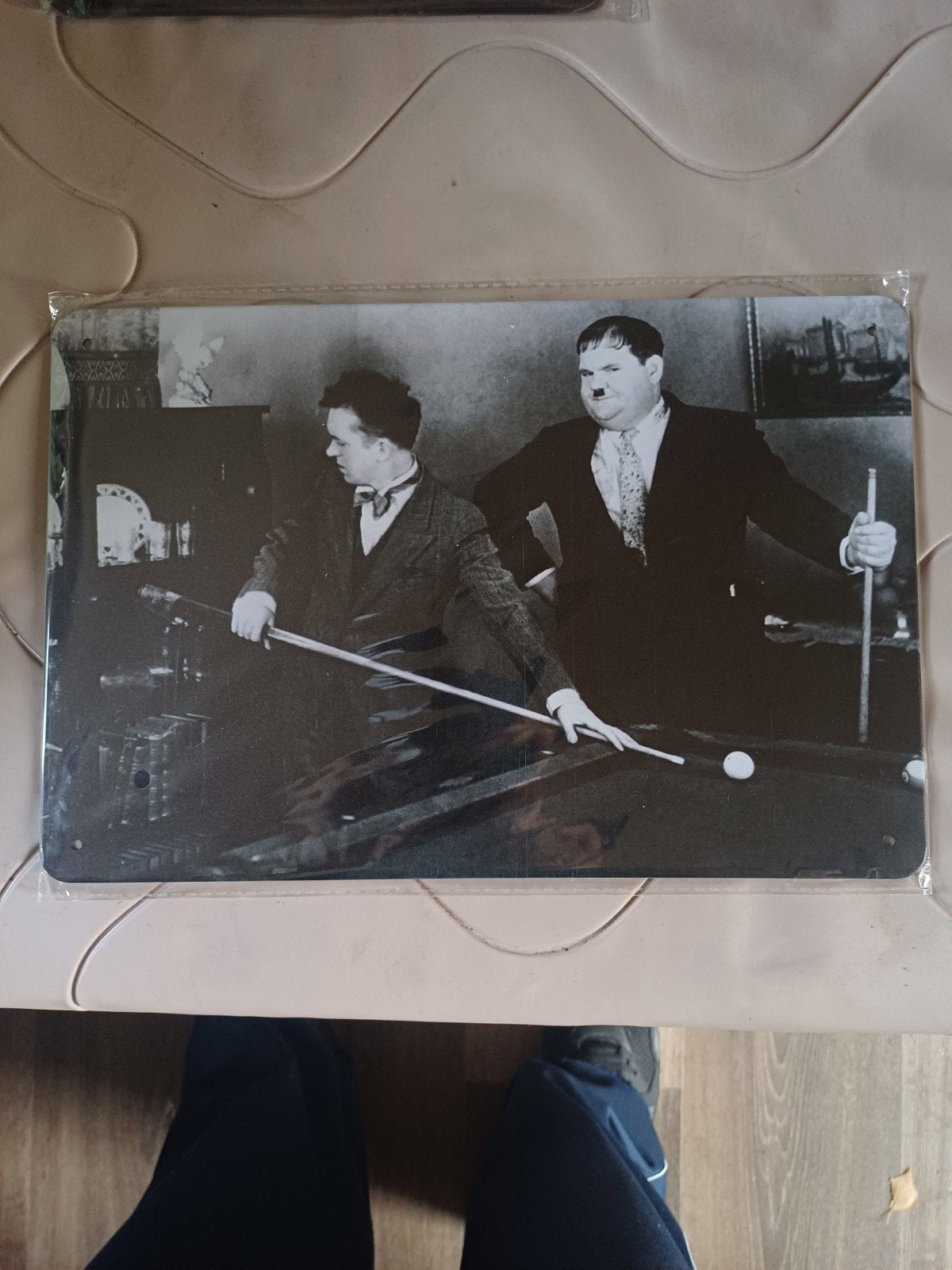 plaat voor muur, Ophalen