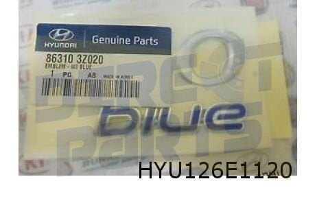 Hyundai i40 achterklepembleem tekst ''i40 Blue''  Origineel!, Neuf, -, -, Hyundai