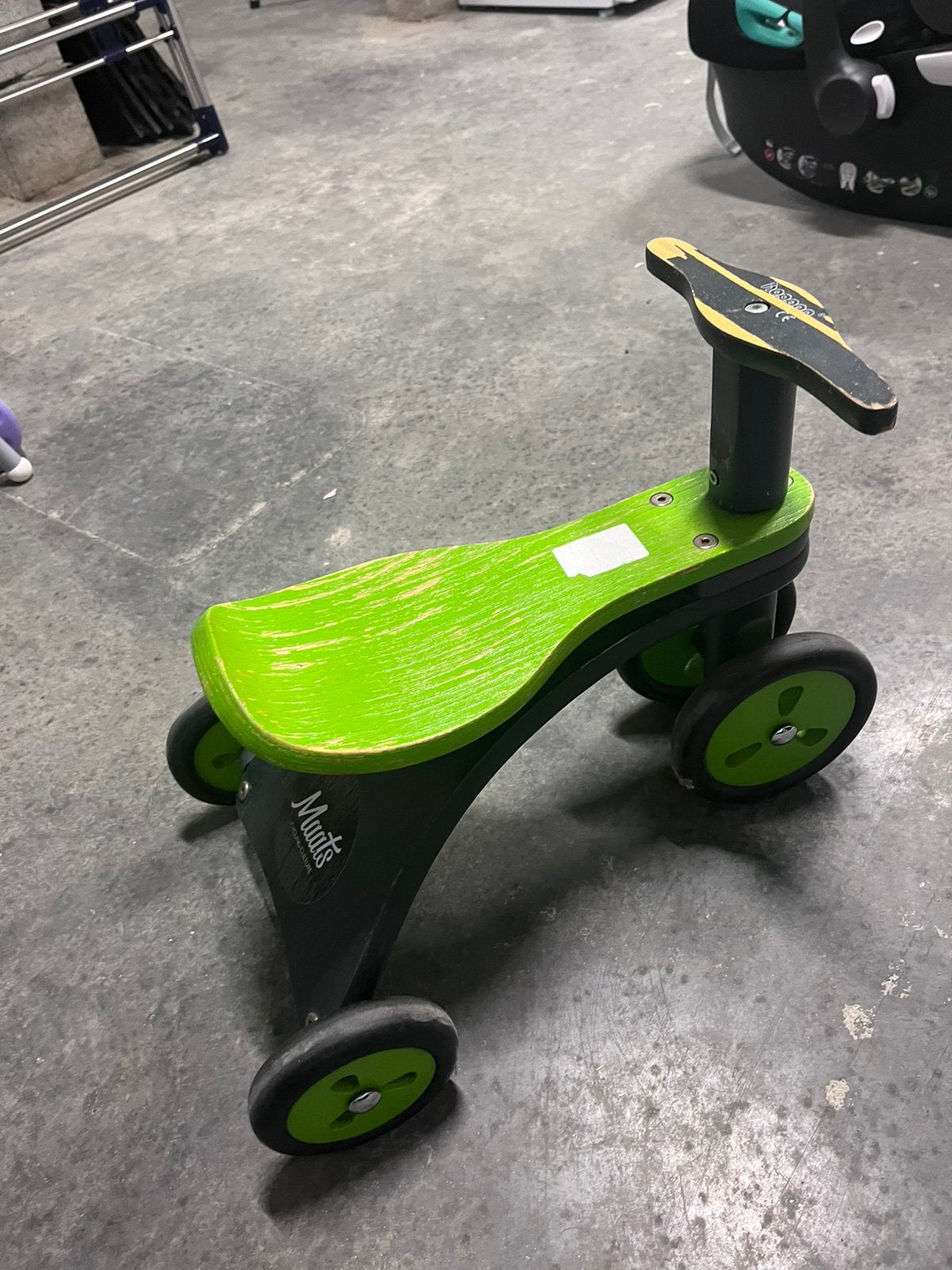 Loopfiets, Ophalen, Gebruikt