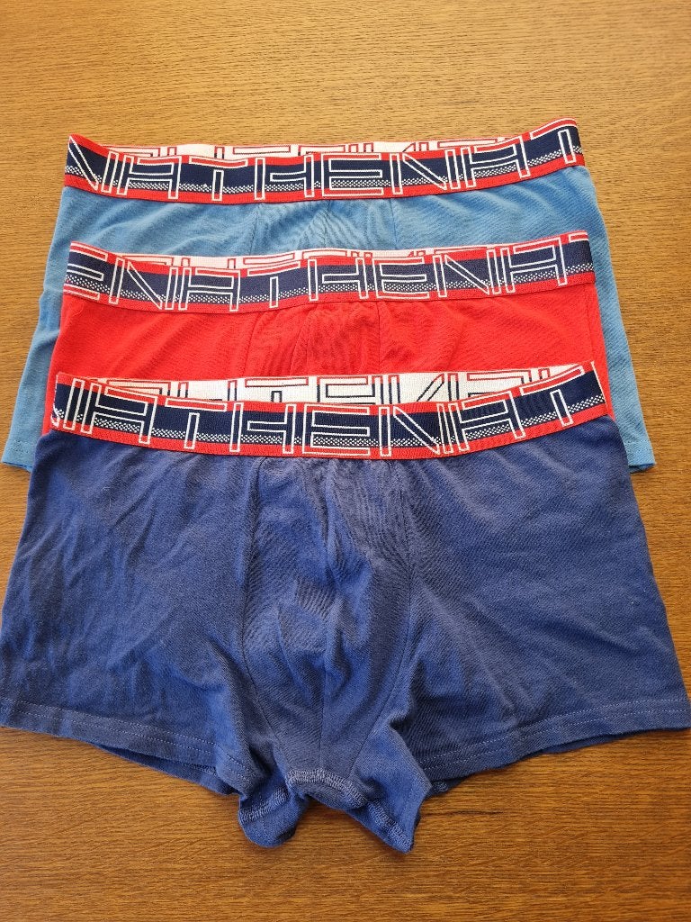 SET VAN 3 BOXERSHORTS ATHENA MAAT M, Ophalen, Meerkleurig, ATHENA, Boxer