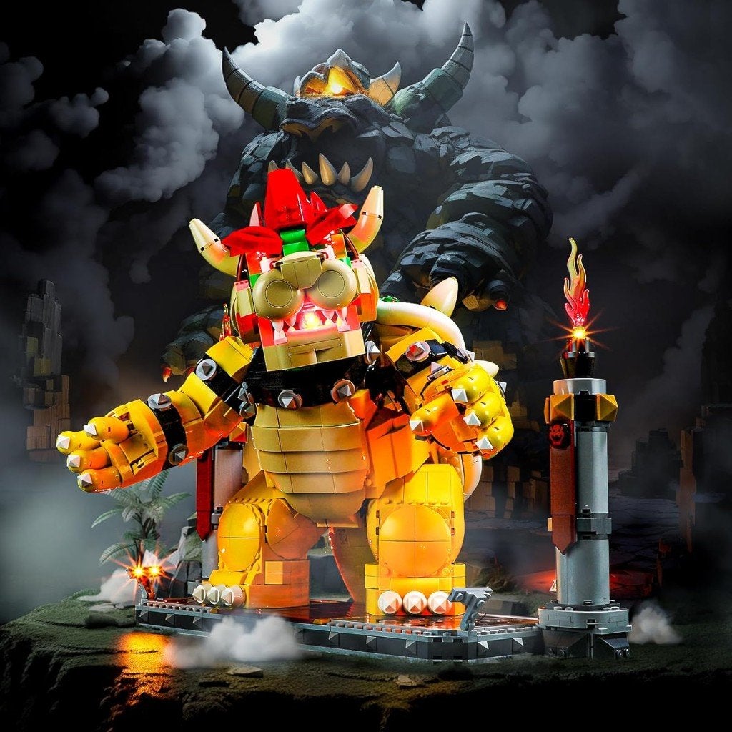 Lumières LED pour Super Mario Mighty Bowser 71411 Nouveau, Enlèvement ou Envoi, Neuf, Autres marques