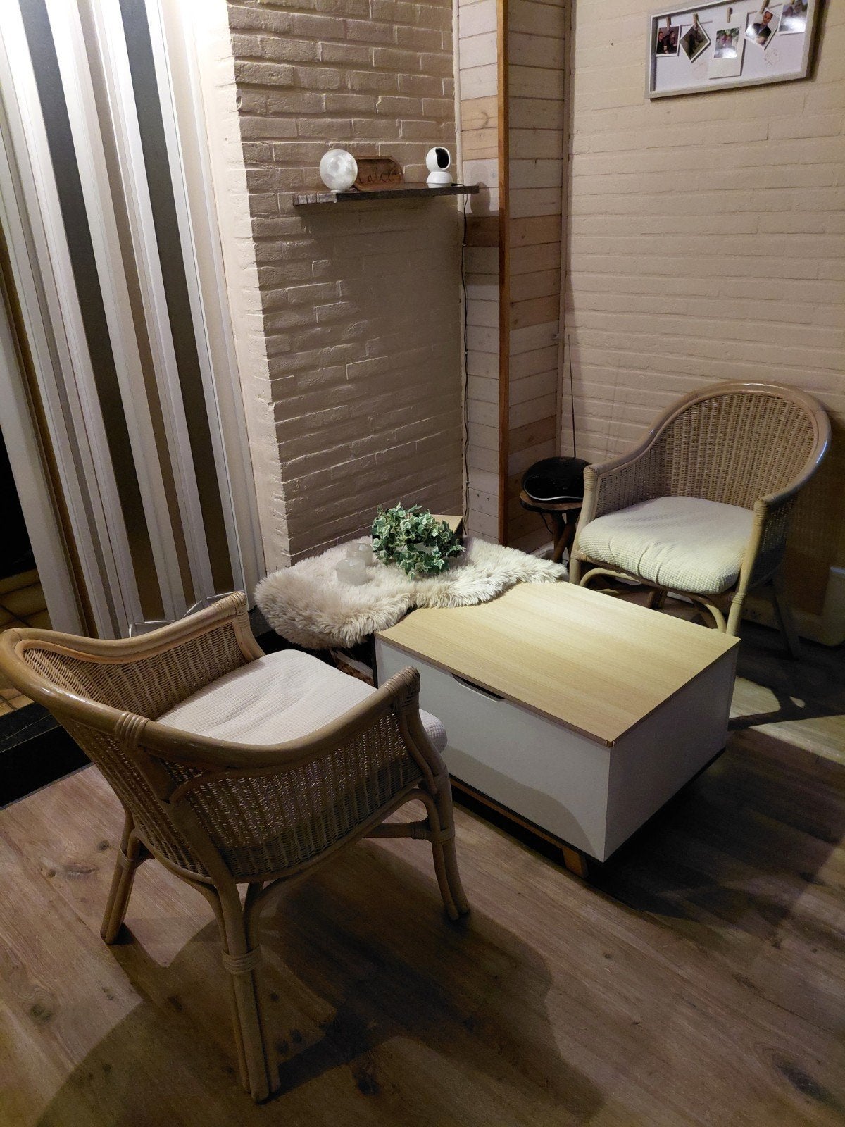 2 chaises en osier, table également disponible, Jardin & Terrasse, Chaise, Salons de jardin, Enlèvement, Utilisé