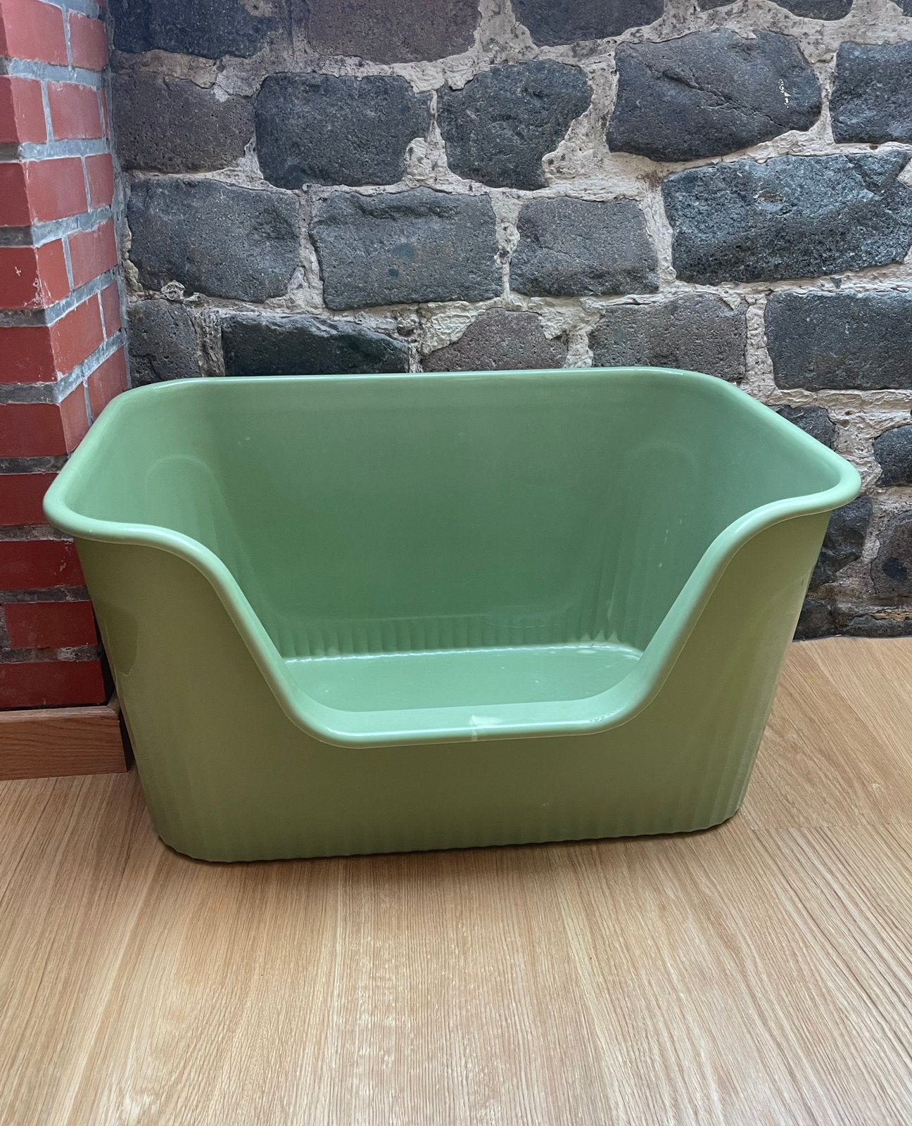 Grand bac à litière pour chat 64 x 45 x 33 cm, Animaux & Accessoires, Enlèvement, Utilisé