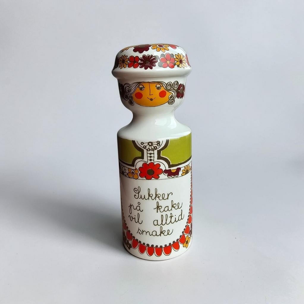 Vintage zoutvaatje - Figgjo Flint Turi Folklore jaren 60, Antiek en Kunst, Ophalen of Verzenden