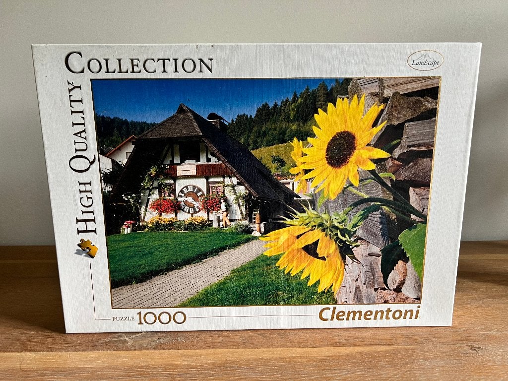 Puzzle Clementoni Landscape - L'horloge à coucou, Enlèvement ou Envoi, 500 à 1500 pièces, Comme neuf, Puzzle