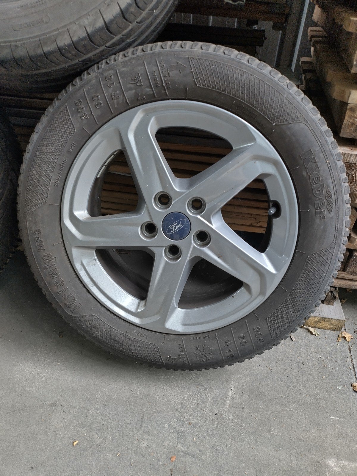 Ford winterset, Ophalen, Winterbanden, Velg(en)