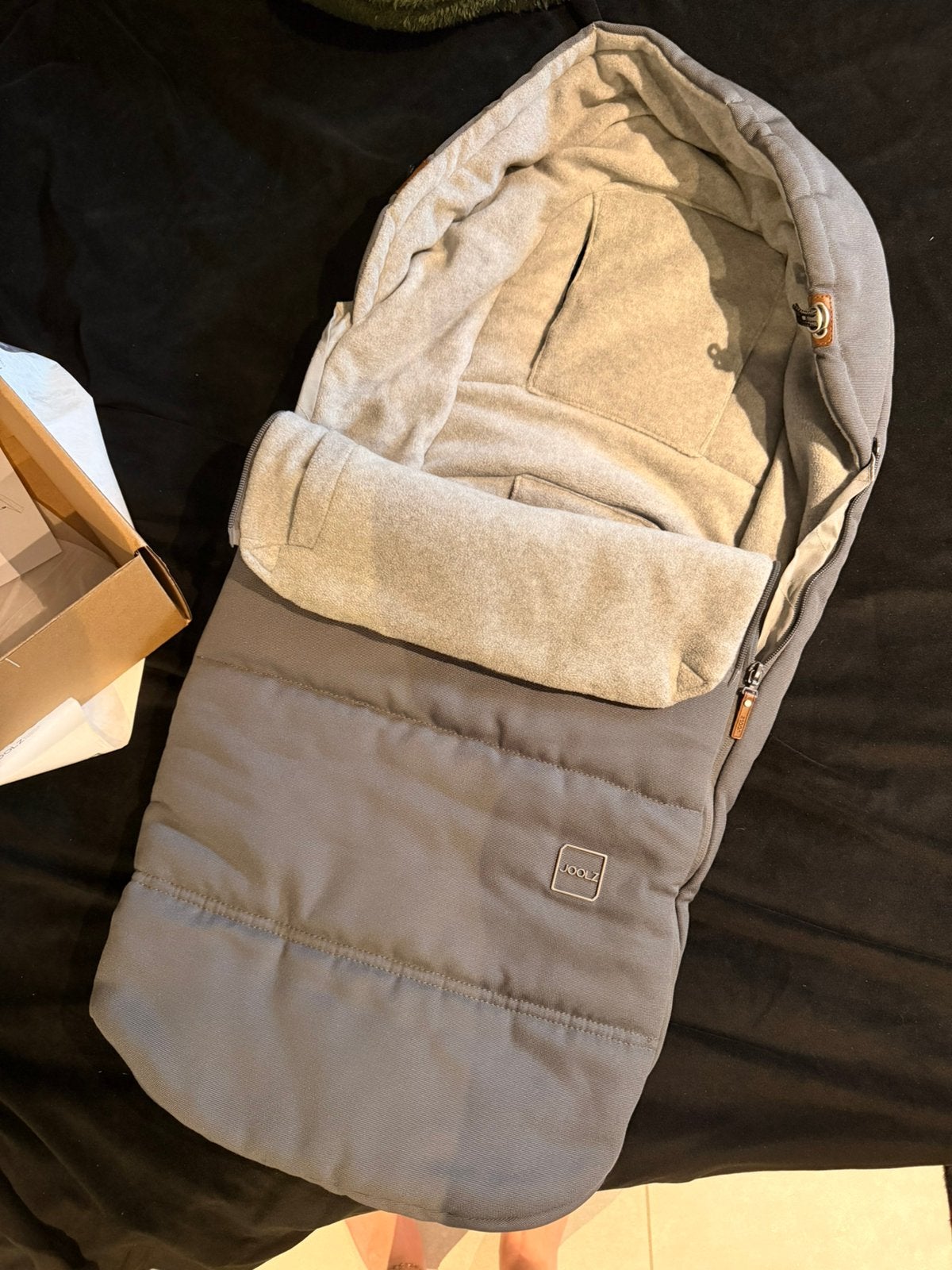 Joolz voetenzak hippo grey, Enlèvement, Utilisé, Couverture pieds