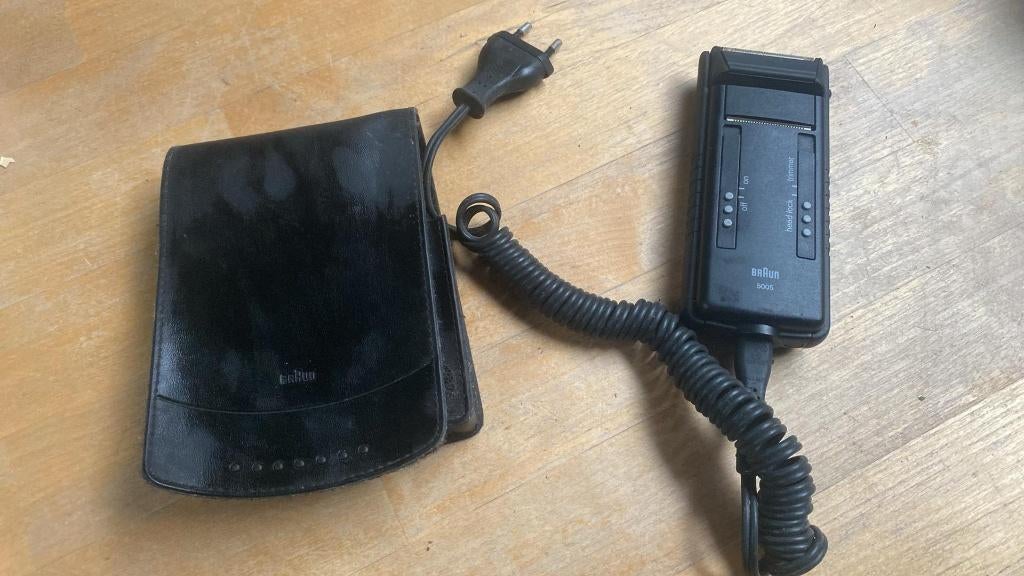Rasoir electrique BRAUN vintage fontionnel!, Enlèvement ou Envoi