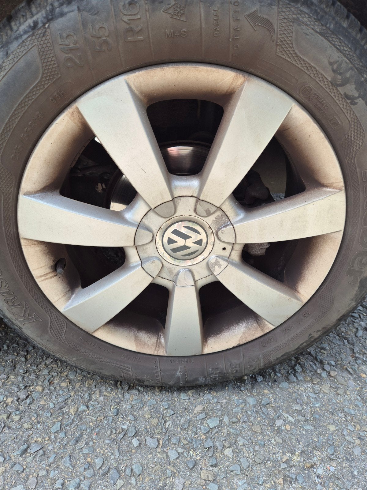 4 Jantes Vw., Autos : Pièces & Accessoires, Pneus & Jantes, Enlèvement, 16 pouces, Jante(s)
