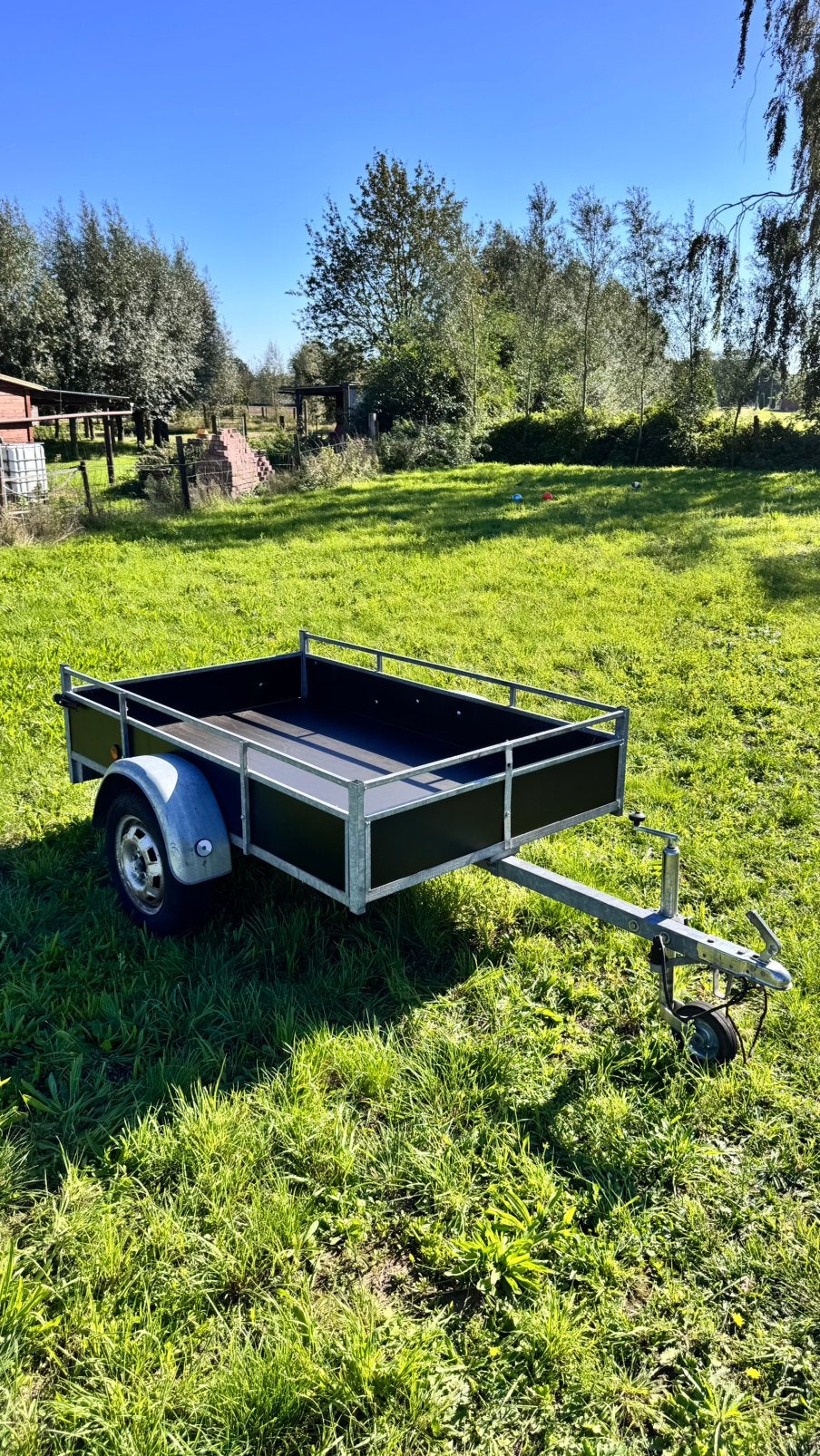 Gerenoveerde aanhangwagen - stevige enkelasser, Auto diversen, Ophalen, Nieuw