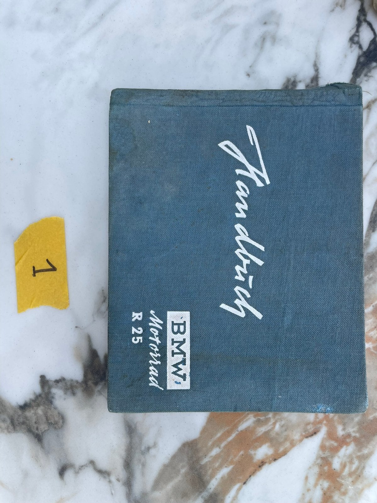 BMW R25 R26 R27 spatborden achterrek zadel instructieboek, Ophalen of Verzenden, Gebruikt