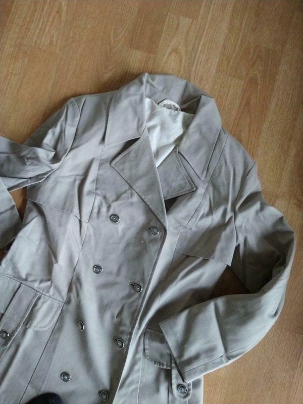 Vintage trenchcoat voor de winter mantel jas, Vintage ., Verzenden, Zo goed als nieuw, Maat 36 (S)