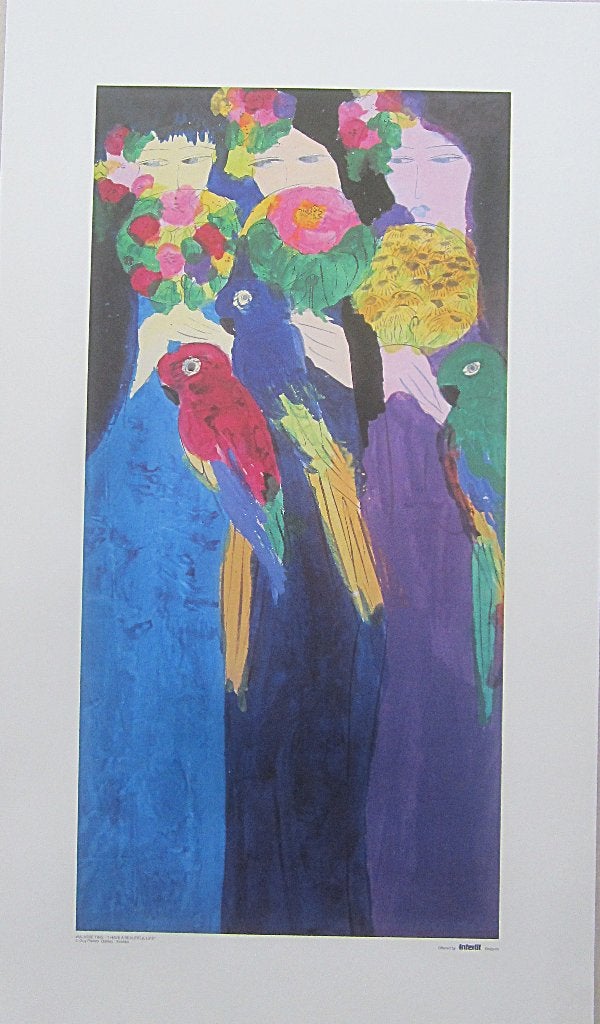 « J'ai une vie magnifique » - Walasse Ting (1936-2010), Antiquités & Art, Art | Autres Art, Enlèvement ou Envoi