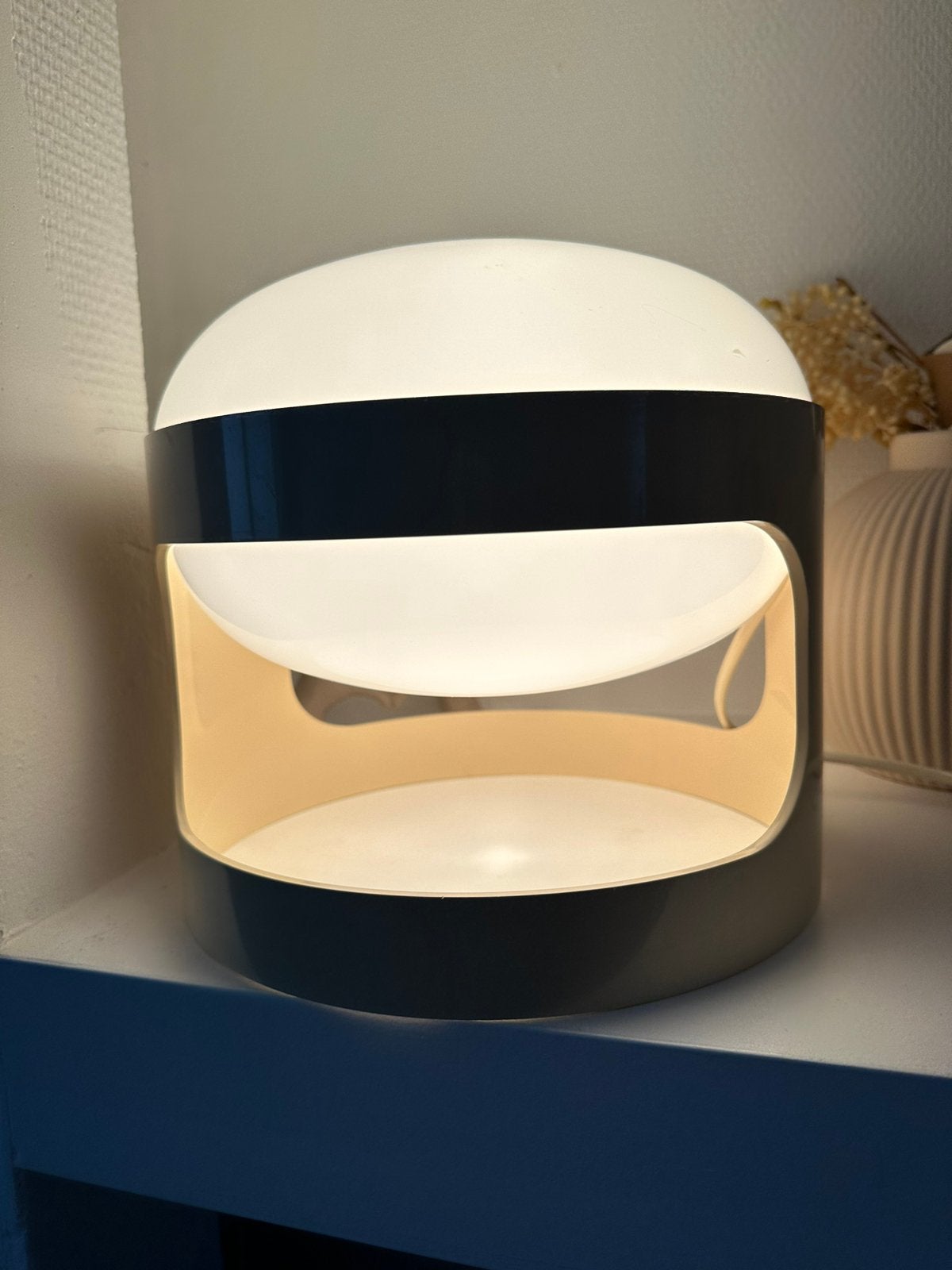 Lampe vintage kartell Joe Colombo, Enlèvement ou Envoi, Comme neuf, Vintage