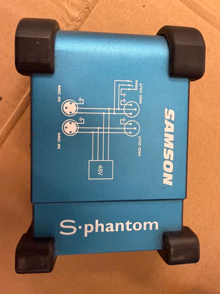 Samson s phantom condensator mic, Muziek en Instrumenten, Microfoons, Ophalen of Verzenden, Zo goed als nieuw