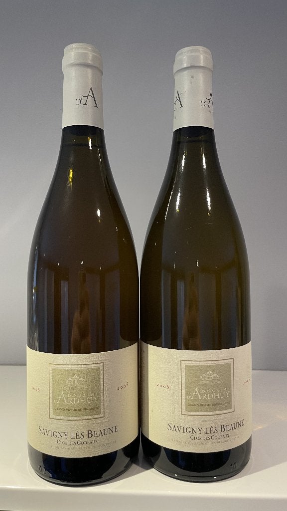 2x Savigny les Beaunes Clos des Godeaux 2005 van Ardhuy, Ophalen of Verzenden