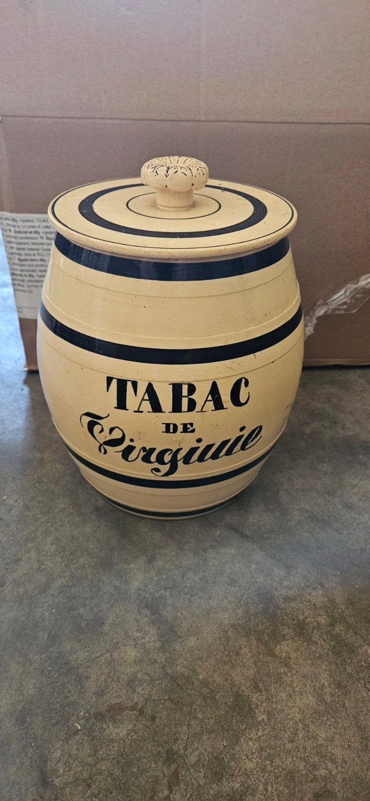 Pot de tabac de Virginie, Antiquités & Art, Enlèvement
