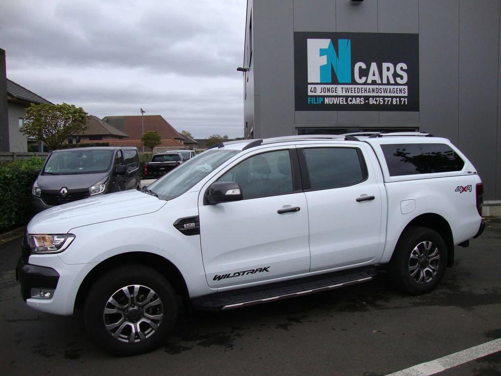 Ford Ranger 212pk aut, ford garantie,2022, btw in, camera, g, Cuir, Achat, Entreprise, Noir