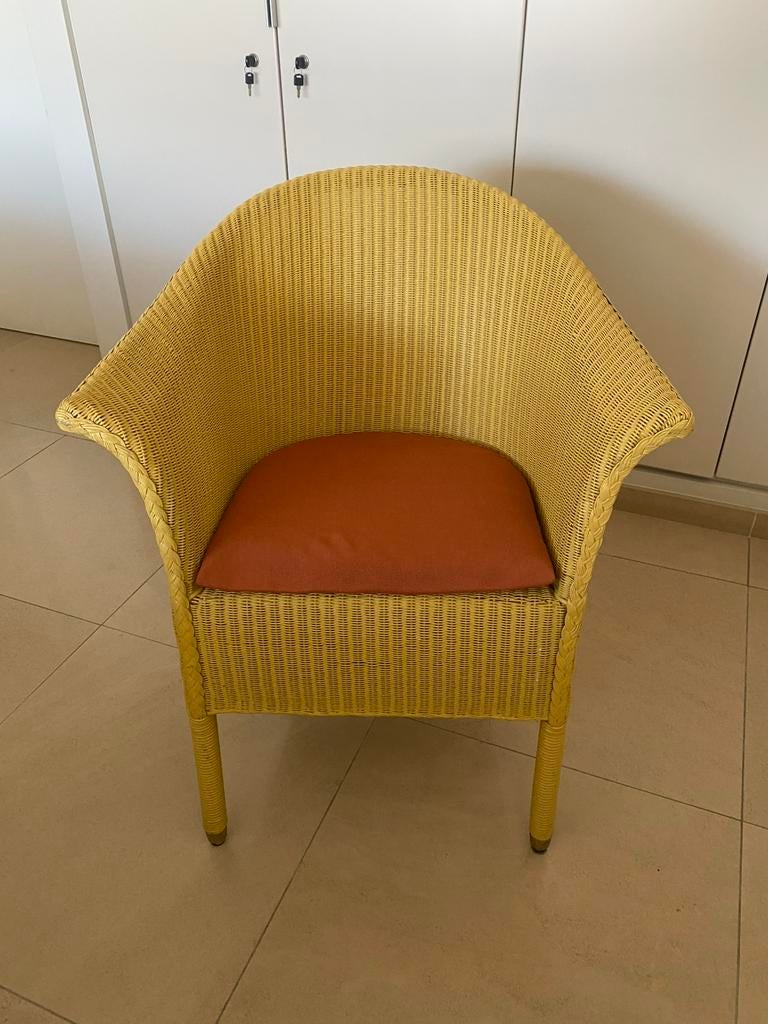 6 Rieten stoelen Lloyd Loom, Huis en Inrichting, Stoelen, Ophalen, Riet of Rotan, Vijf, Zes of meer stoelen