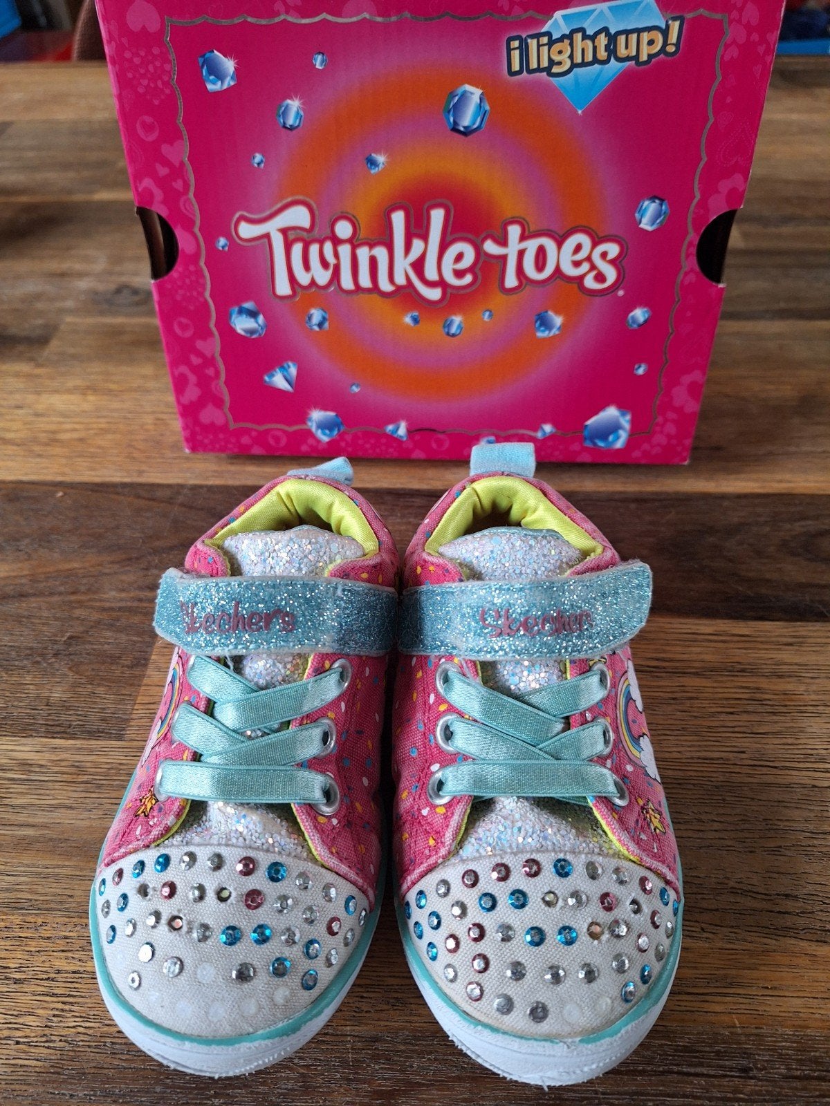 skechers twinkle toes mt 23, Kinderen en Baby's, Ophalen, Gebruikt, Meisje, Skechers