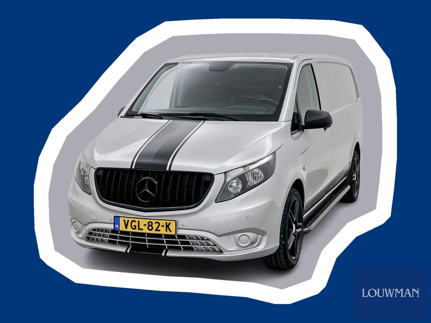 Mercedes-Benz Vito 111 CDI Lang Navigatie Trekhaak Lichtmeta, 164 g/km, Mercedes-Benz, Bedrijf, Zilver of Grijs