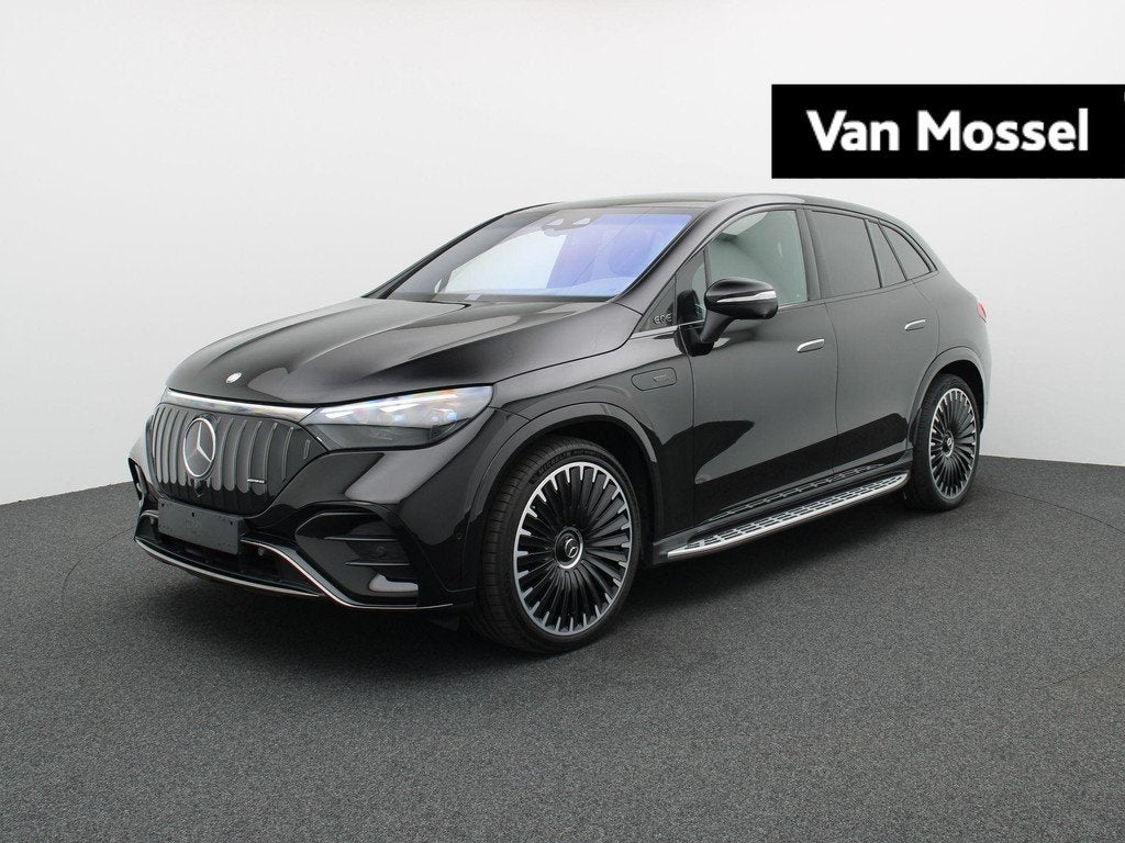 Mercedes-Benz EQE SUV 43 AMG 4M + HYPERSCREEN + PANO DAK + B, Auto's, Automaat, Stof, 468 km, Zwart