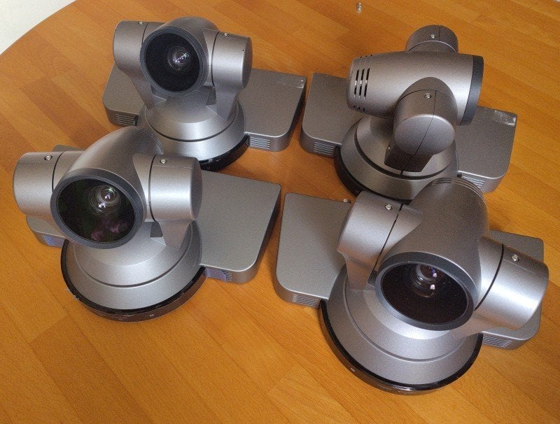 Sony HD SDI PTZ-set met 3 camera's, Ophalen, Gebruikt