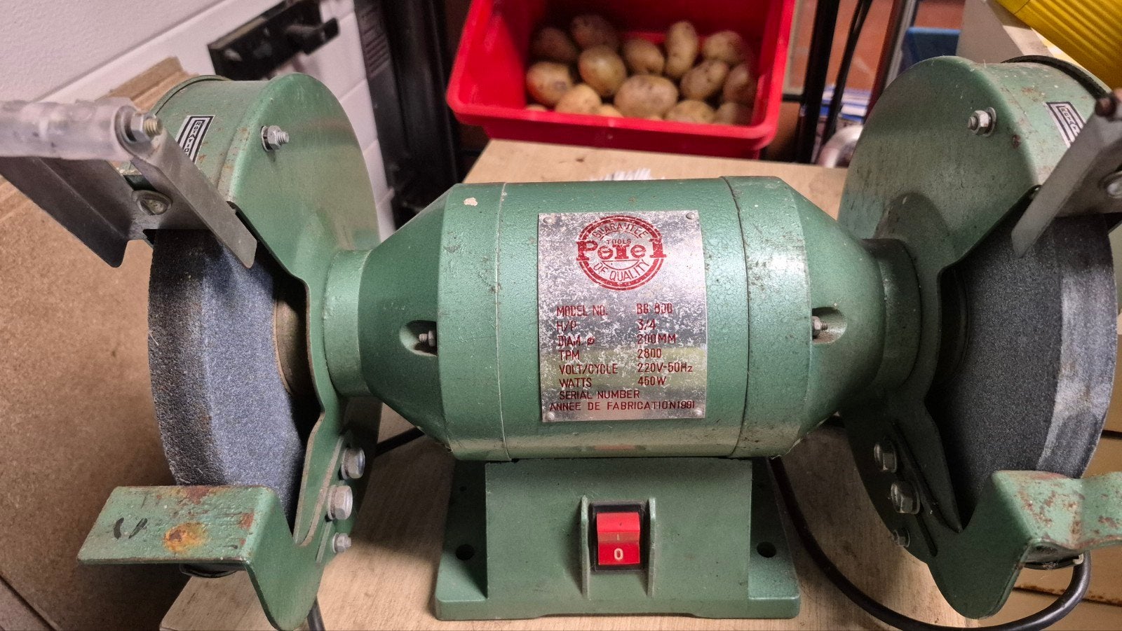 Touret à meuler mixe 450w, Enlèvement