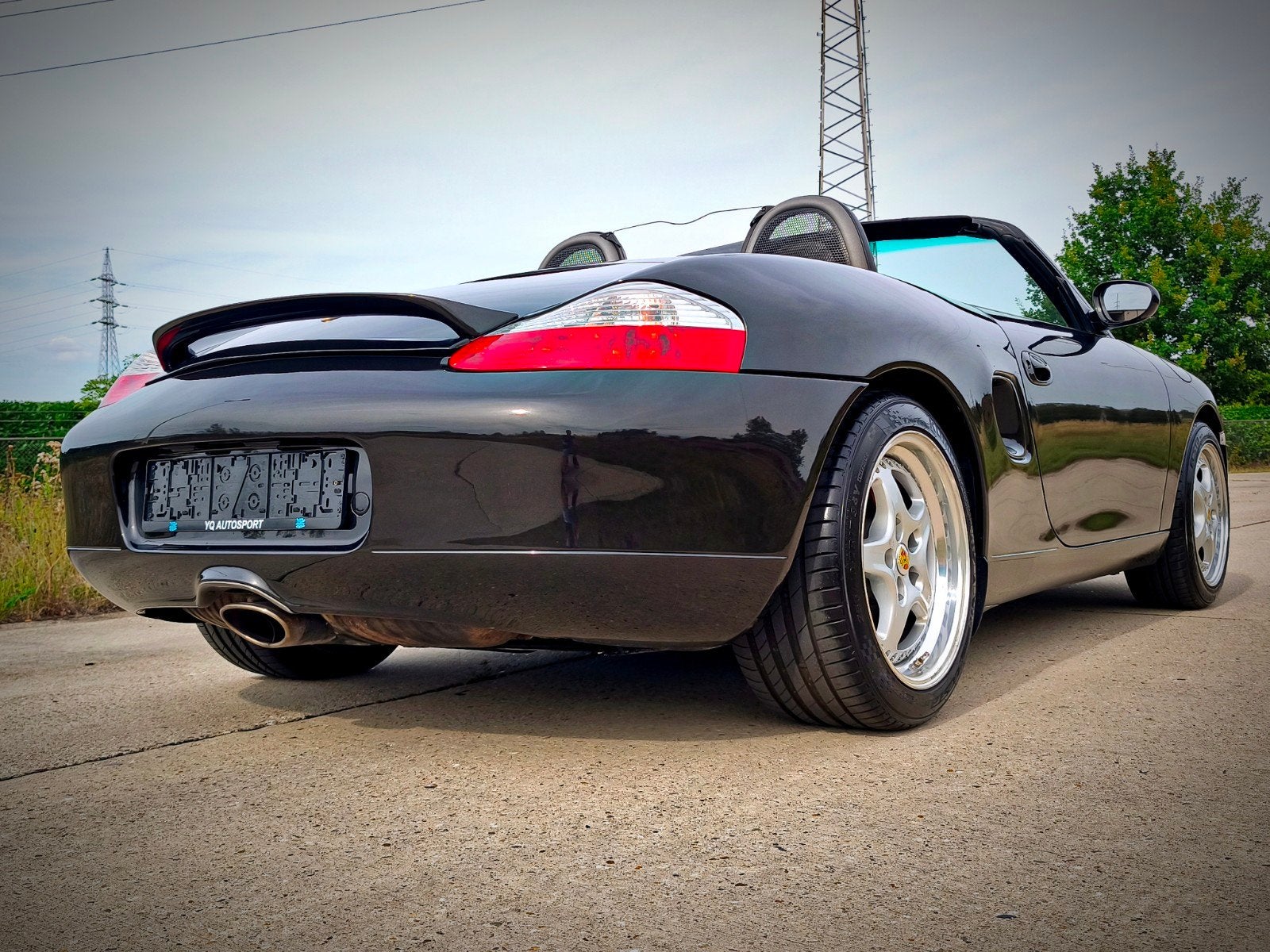 Porsche Boxster 2.5 top staat, Auto's, 2500 cc, Dealer onderhouden, Zwart, Cabriolet