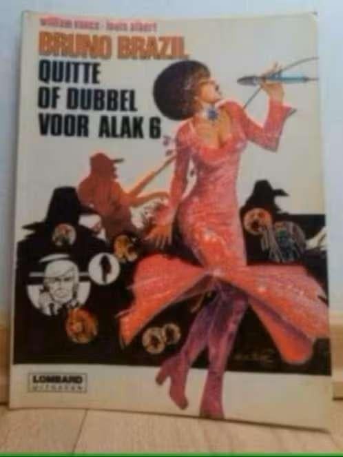 Lot van 4 strips Bruno Brazil, Meerdere stripboeken, Verzenden, Zo goed als nieuw, W.vance
