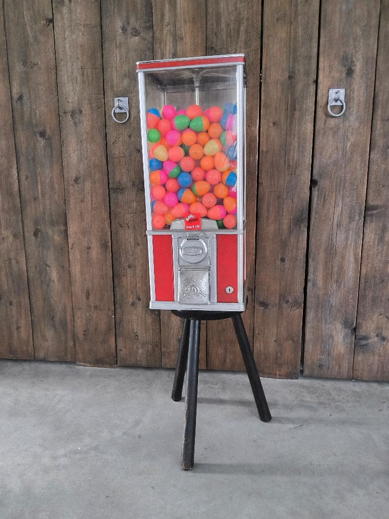 Ballenautomaat retro draaiautomaat eighties seventies Beaver, Verzamelen, Ophalen, Gebruikt