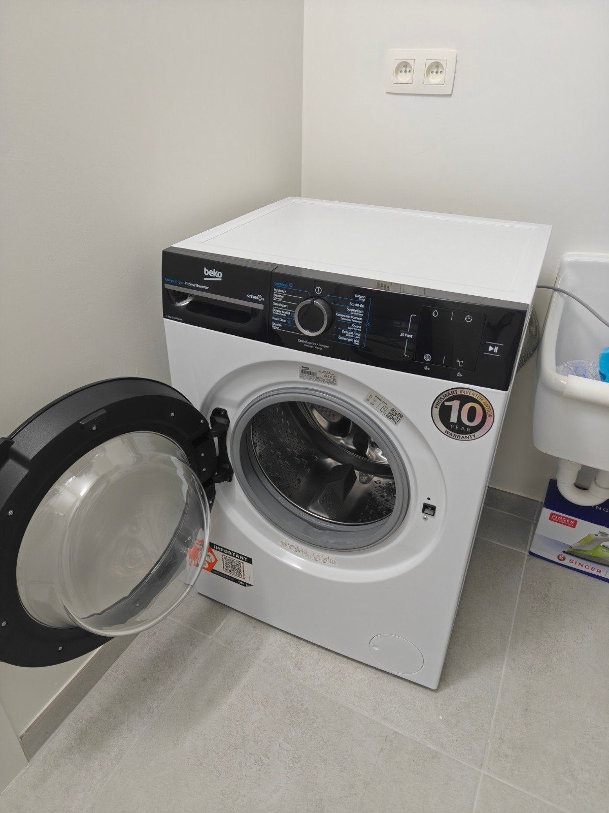 Nieuwe wasmachine Beko + Garantie, Elektronische apparatuur, Ophalen, Nieuw