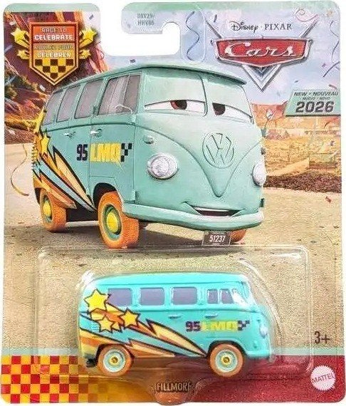 Disney Pixar Cars Fillmore race to celebrate, Ophalen of Verzenden, Nieuw