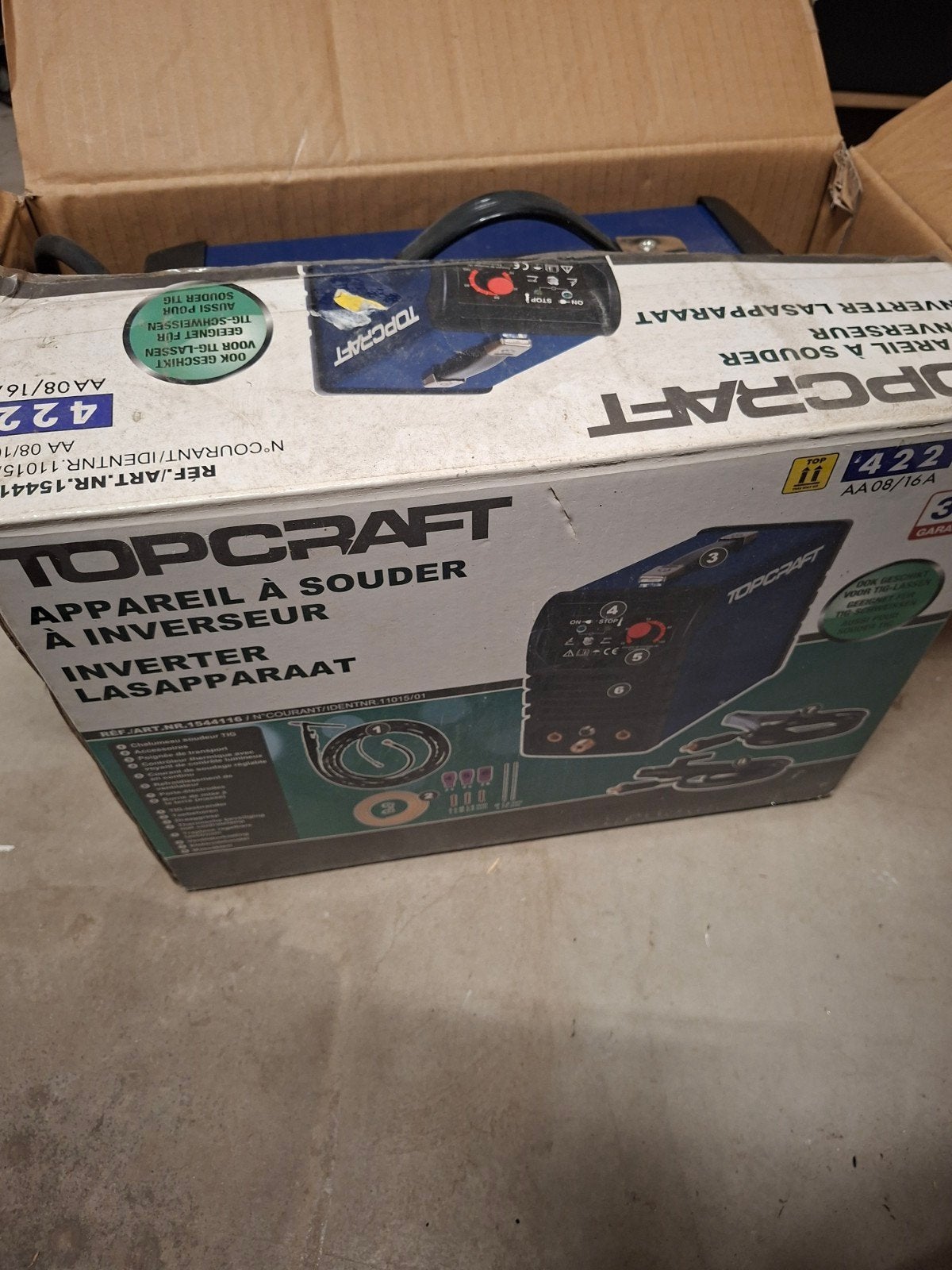inverter met tig functie, Doe-het-zelf en Bouw, Ophalen of Verzenden, Inverter