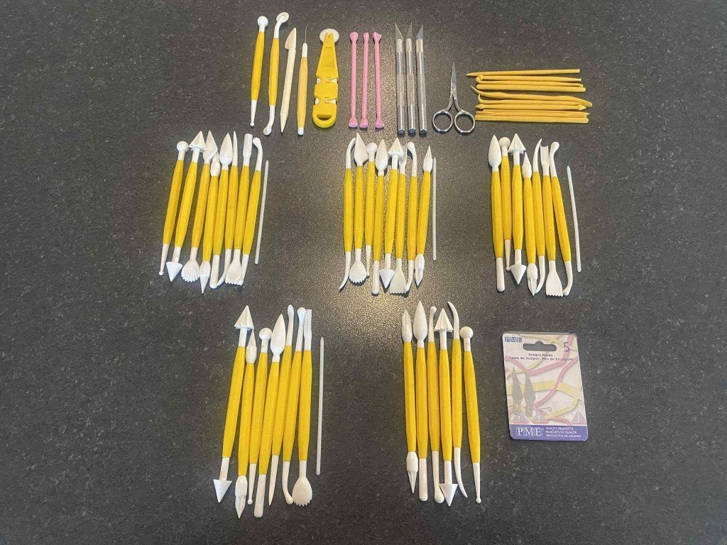 PME decoratiegereedschap en - tools (62 stuks), Hobby en Vrije tijd, Ophalen of Verzenden, Gebruikt, Taarten of Cupcakes, Overige typen