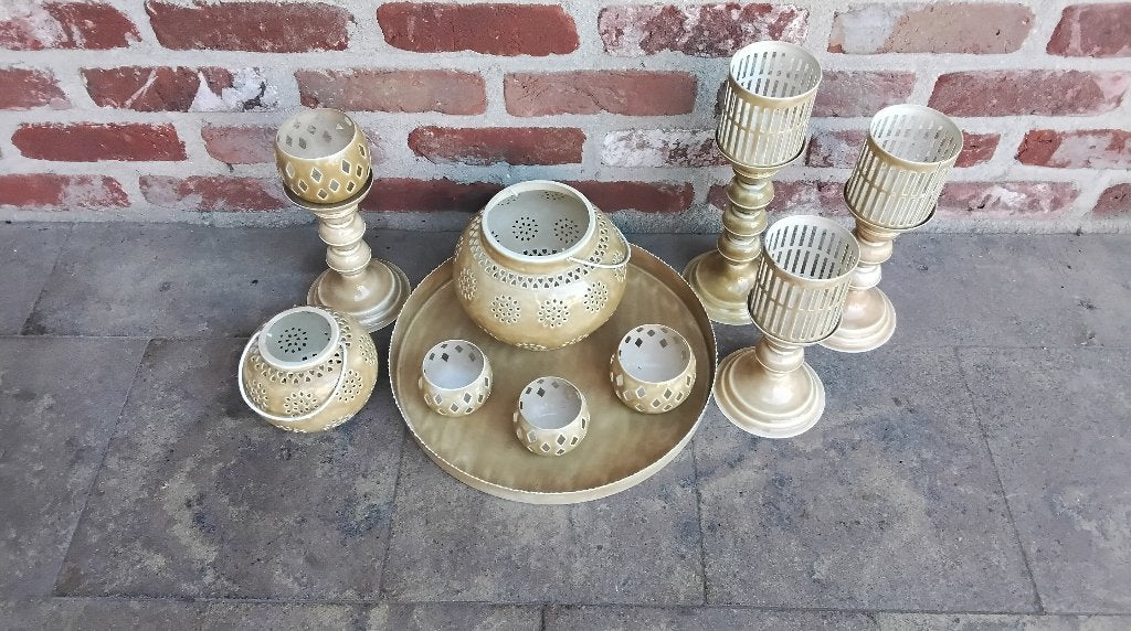 Decoratie, Ophalen, Gebruikt, Metaal, Decoratieobject