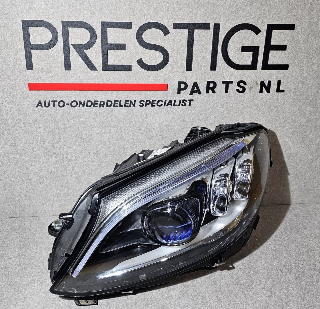 Koplamp Mercedes W205 Facelift Multibeam Links A2059068505KZ, Gebruikt, -, Ophalen of Verzenden, -