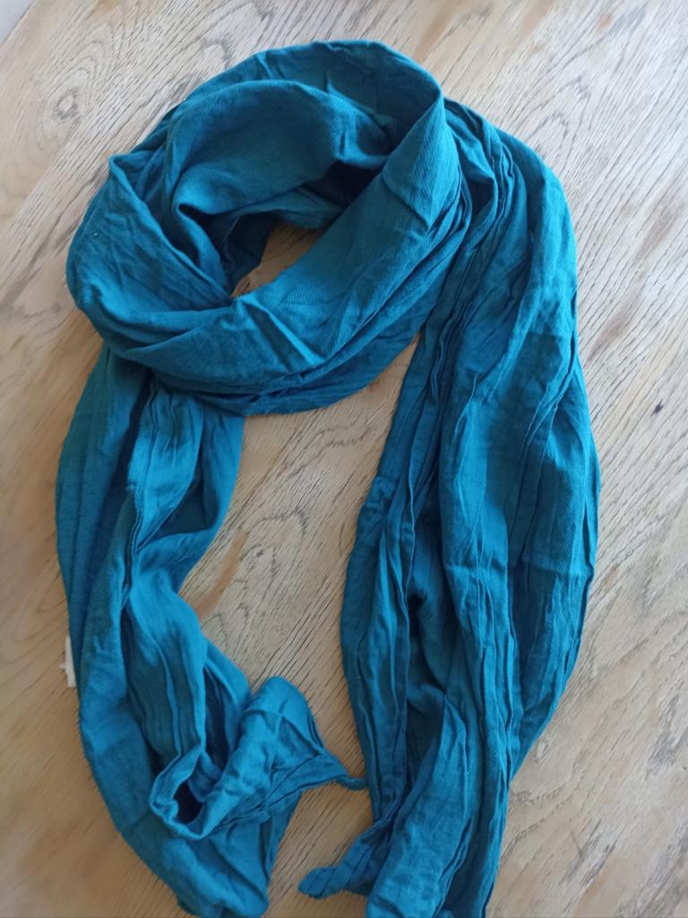 Foulard bleu Vero Moda, Vero Moda, Enlèvement ou Envoi, Comme neuf, Pashmina