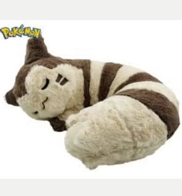Peluche Pokemon Furret marron allongée (45cm)