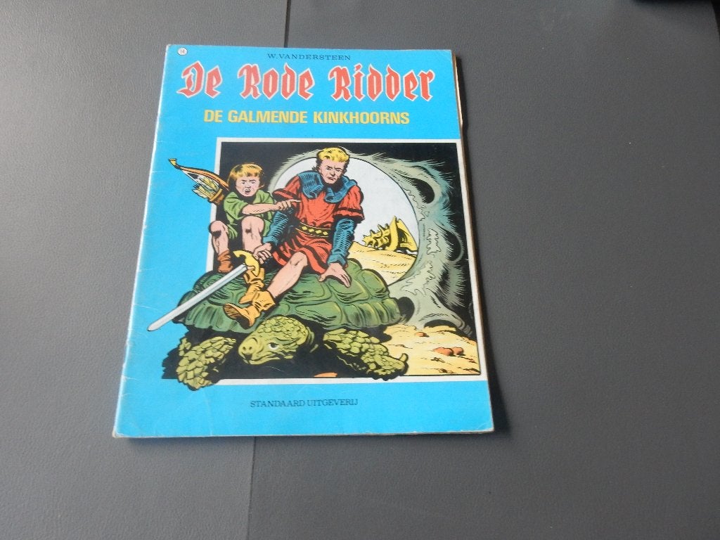 nr.216 - De rode ridder: de galmende kinkhoorns (nr 14), Une BD, Enlèvement ou Envoi, Utilisé