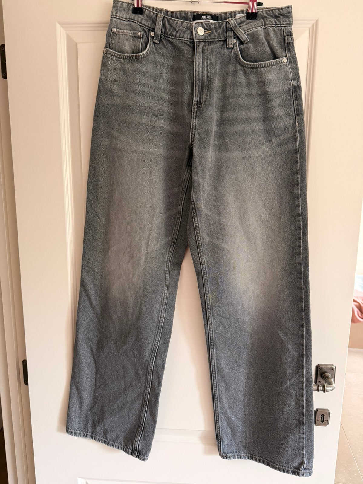 2 jeansbroeken America Today mt 28/32 zeer goede staat, Ophalen of Verzenden, Gedragen, Zwart, W28 - W29 (confectie 36)