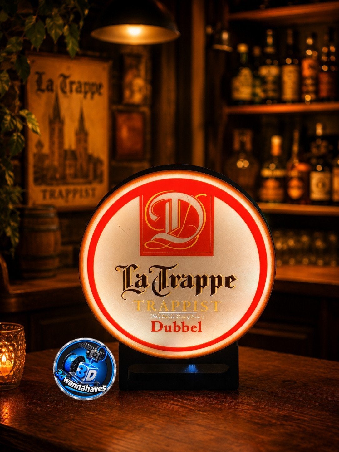 Aangeboden: Prachtige La Trappe lichtbak., Ophalen of Verzenden, Nieuw, Lichtbak of (neon) lamp